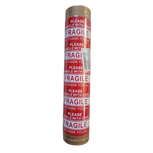 **NEW** Honeycomb Packing Paper, 12" x 66' Cushioning Wrap w/ Fragile Stickers - Picture 2 of 5